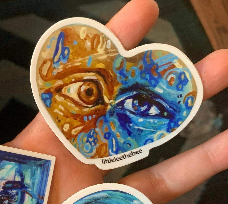 STICKER mixed feelings painting sticker